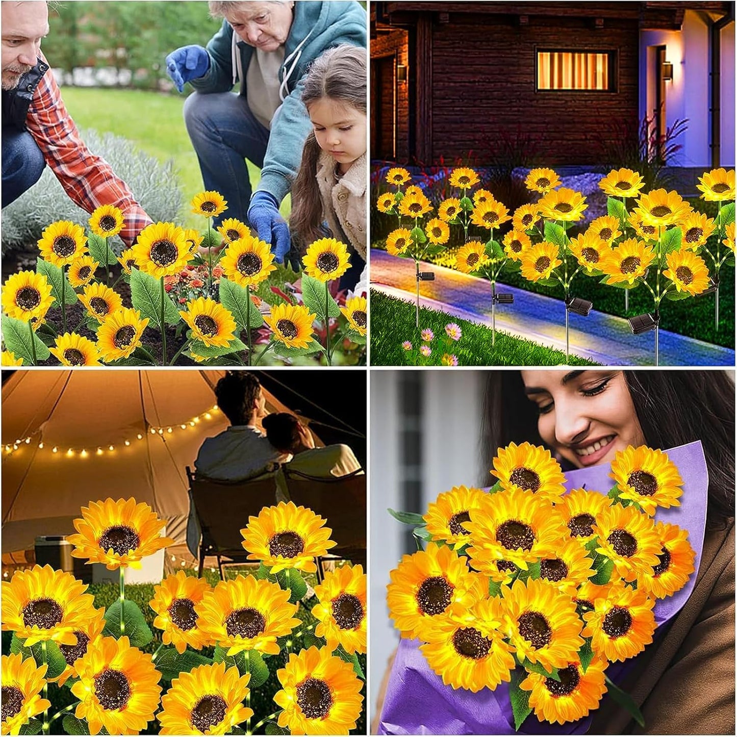 🔥Hot Sale-60% OFF🔥Outdoor Solar Sunflower Lights🌻✨
