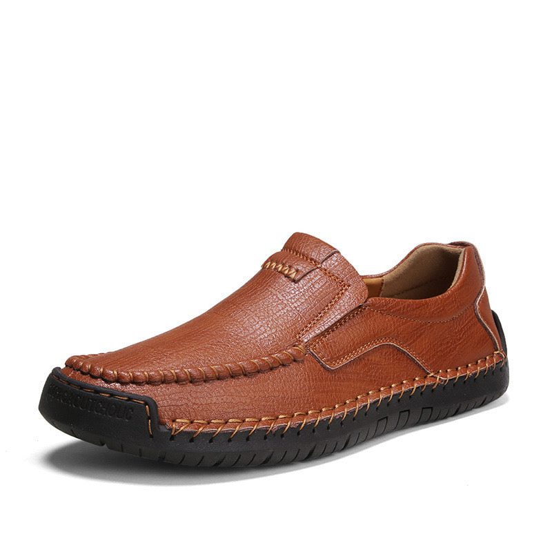 ⏰Promotion - 50% OFF🔥 Leather Loafers – Slip-On, Orthopedic Arch Support