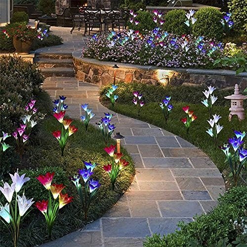🔥Hot Sale-49% OFF🔥Outdoor Solar Lily Flower Light 🌷