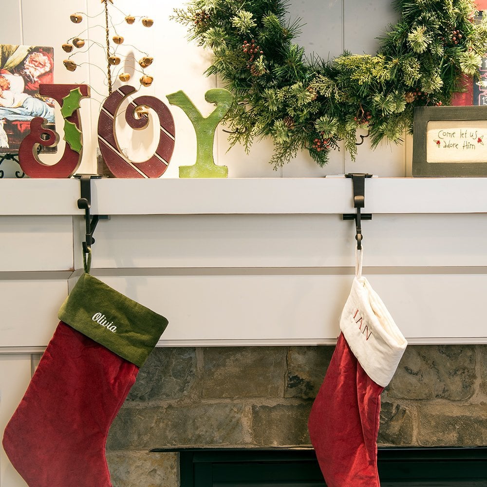 🎅Early Christmas SALE: 50% OFF✨ Fireplace Stocking and Garland Hanger