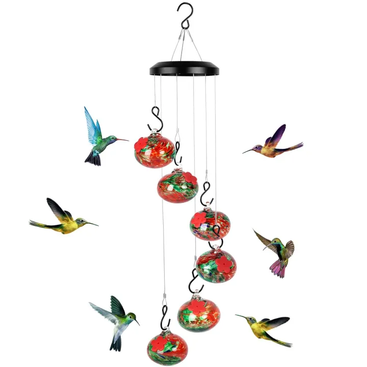 🐦Charming Wind Chimes Hummingbird feeders💖