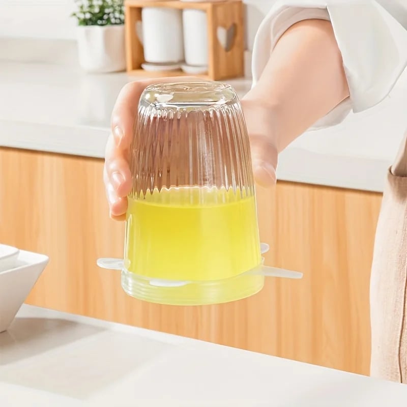 ♻️ 100% Reusable Eco-Friendly - Silicone Stretch Airtight Food Wrap Covers🔥