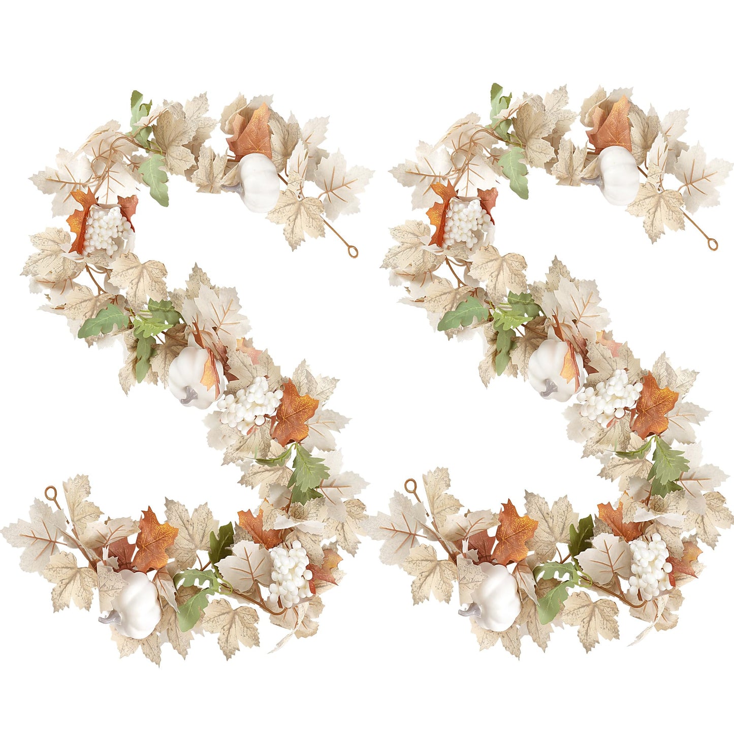 🔥Hot Sale 60% OFF - Artificial Maple Leaf Autumn Garland🍁