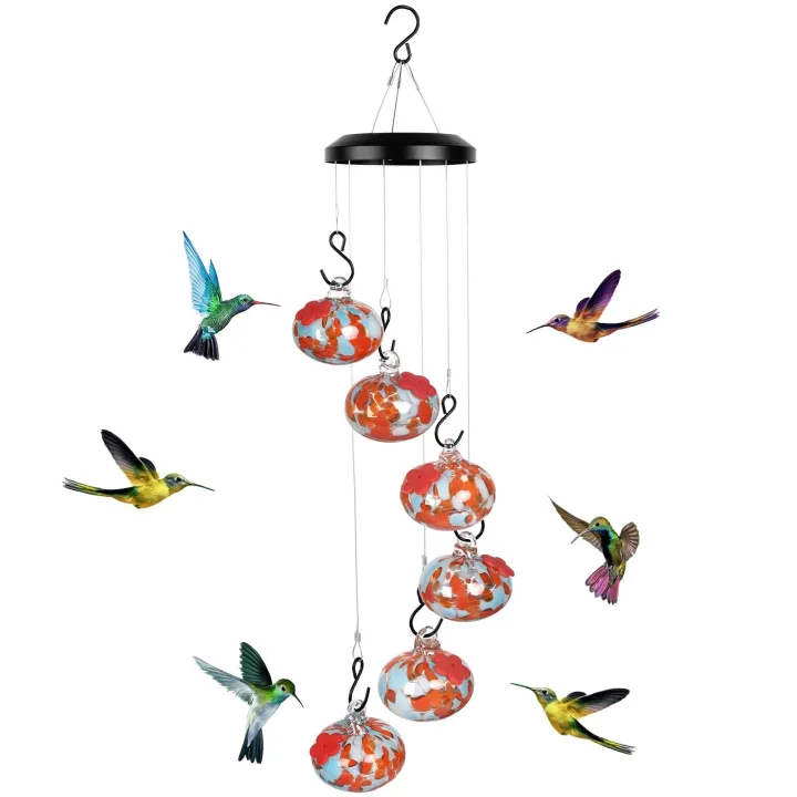 🐦Charming Wind Chimes Hummingbird feeders💖