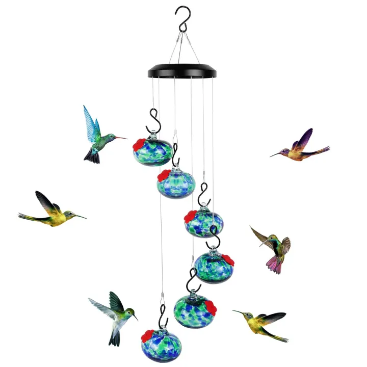 🐦Charming Wind Chimes Hummingbird feeders💖