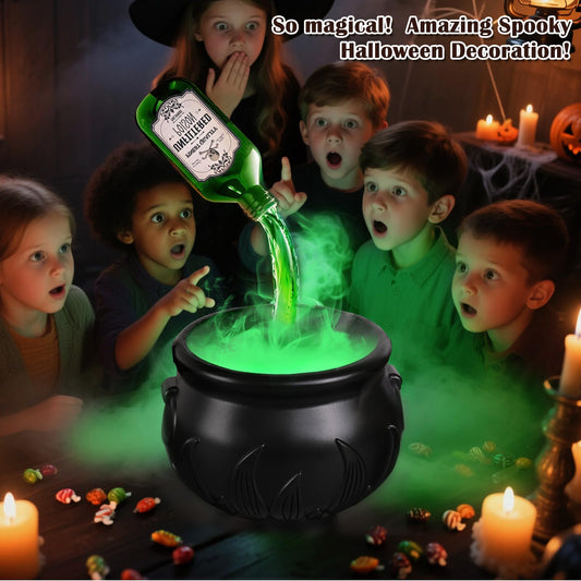 🔥Hot Sale 60% OFF🎃Halloween Witches' Magic Cauldron and Floating Potion Bottles
