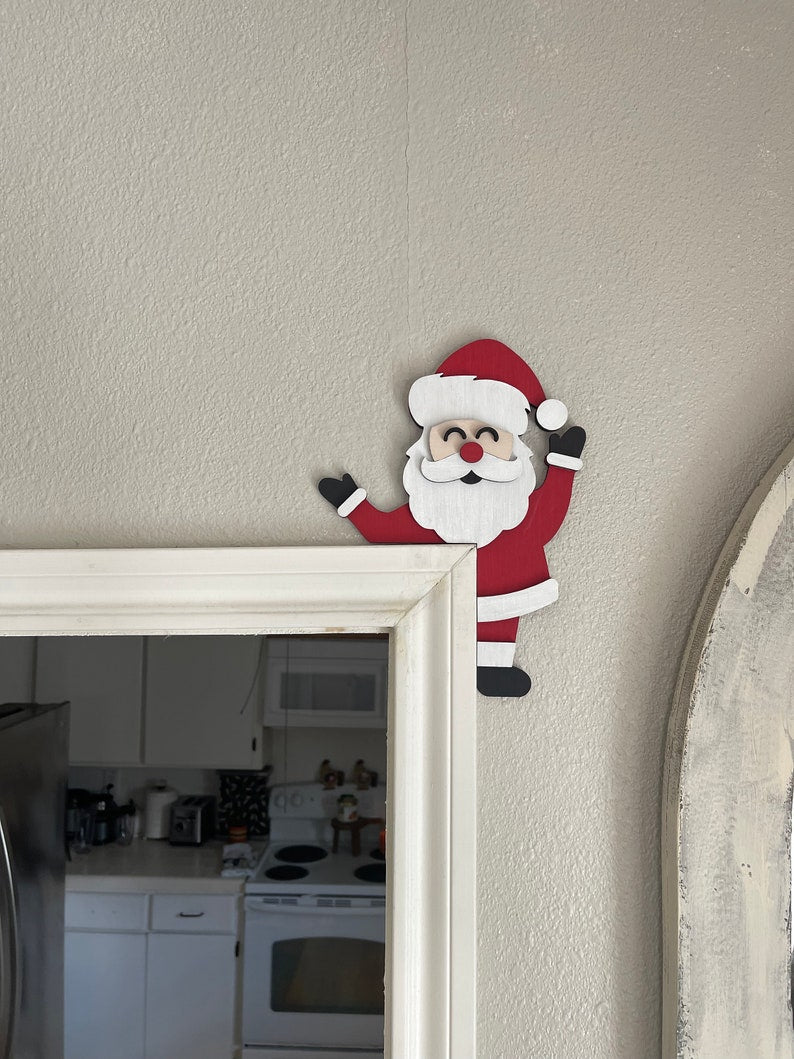 🎅2024 Christmas Gift 50% Off--Metal Christmas Door Topper