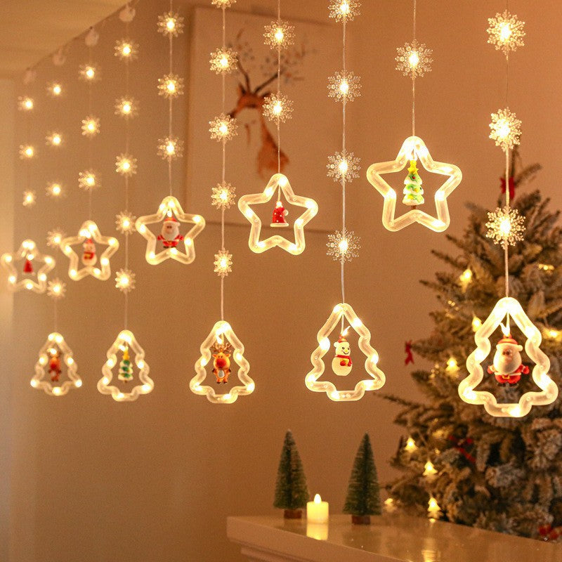 🔥Christmas Sale🔥🎄Festive Cascade Christmas LED String Lights🎄