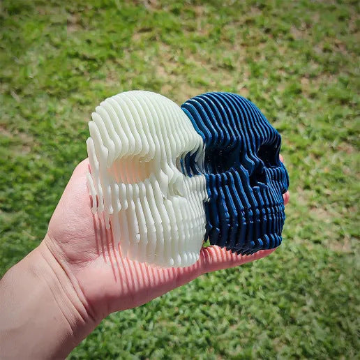 🔥3D printed glowing quantum skull🔥