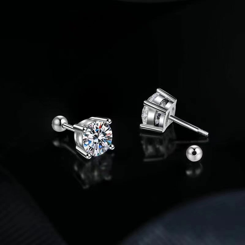 🔥Hot Sale💎Classic Four-Prong Moissanite Earrings