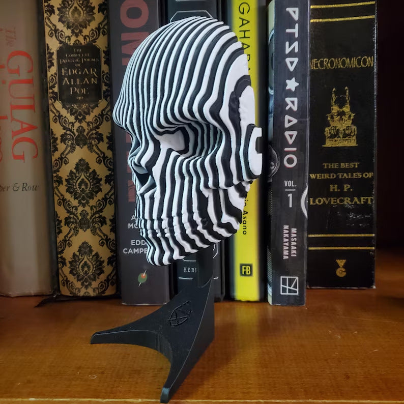 🔥3D printed glowing quantum skull🔥