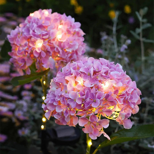 🔥Hot Sale-59% OFF🔥Outdoor Solar Hydrangea Flower Lights