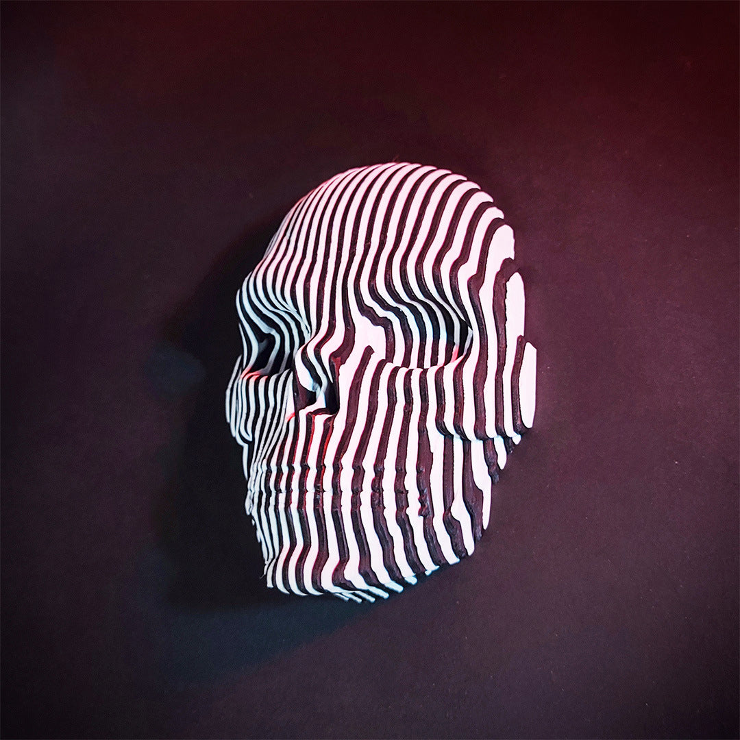 🔥3D printed glowing quantum skull🔥