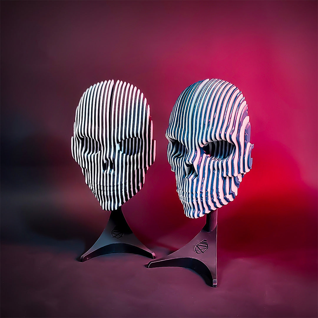 🔥3D printed glowing quantum skull🔥