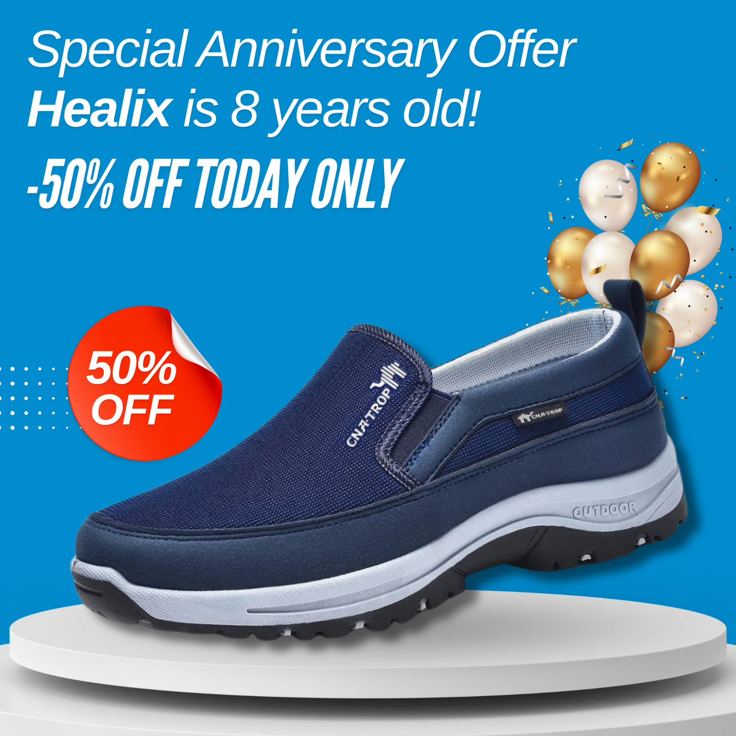Ultra-Comfort Wide-Fit Orthopaedic Shoes