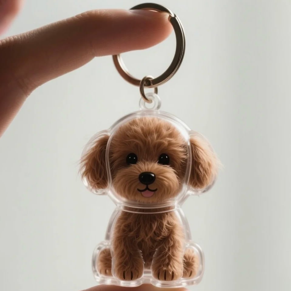 🏆 50K+ SOLD! – Almost Gone🔥Pet Hair Collector Keychain Charm Memorial Storage Box🔥