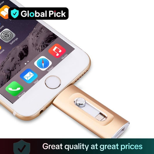⚡3 in 1 Flash Drive, Portable High Speed USB 3.0 Memory Storage📱