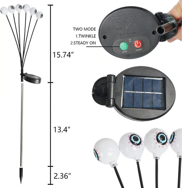 🎃Halloween Sale 49% OFF - Solar Eyeball Swaying Firefly Lights