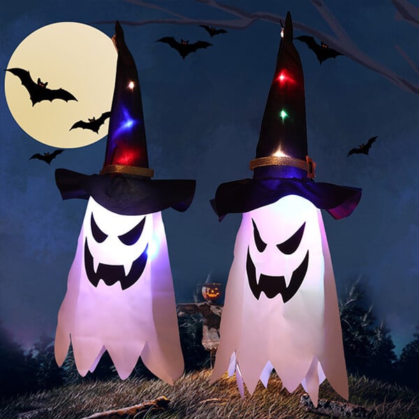 🎃 Halloween Ghost Flashing Light ( 5pcs/Set)👻