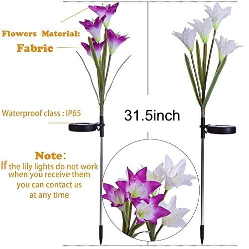 🔥Hot Sale-49% OFF🔥Outdoor Solar Lily Flower Light 🌷