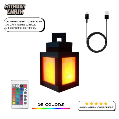🔥HOT SALE 49% OFF✨Minecraft Lantern - My World Pixel Night Light
