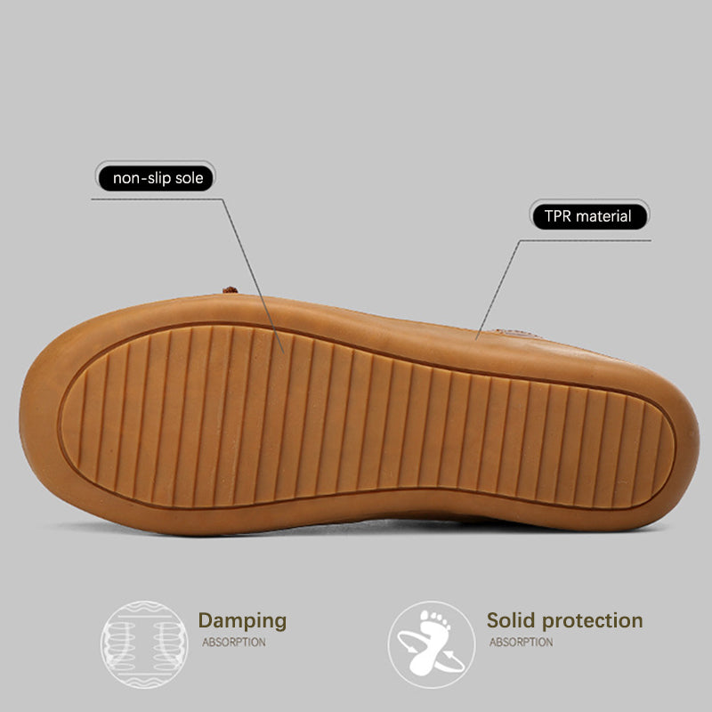 🔥Last Day Promotion 50% OFF - Women's Comfortable Handmade Leather Foot Support Boots