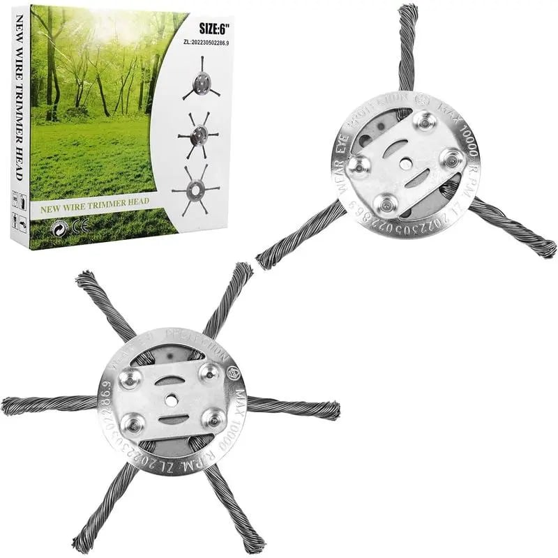 🔥Hot sale🔥Universal Steel Wire Trimmer Head 👨‍🌾