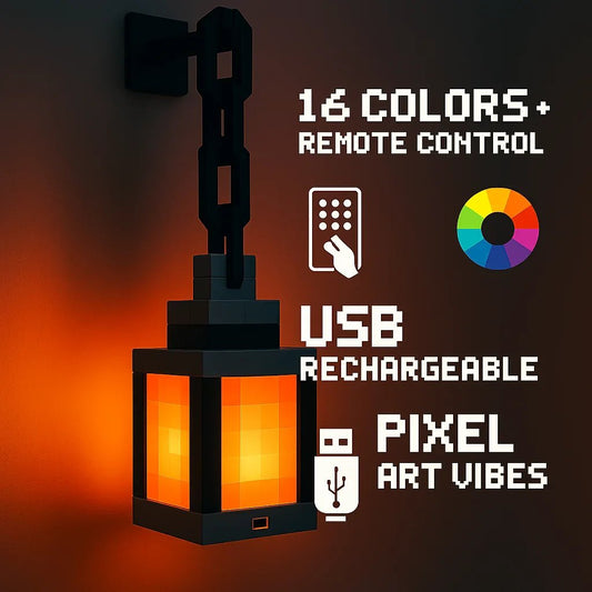 🔥HOT SALE 49% OFF✨Minecraft Lantern - My World Pixel Night Light