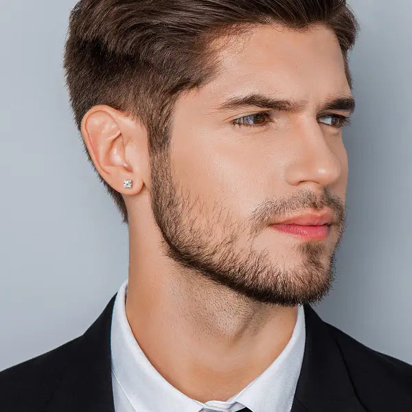 🔥Hot Sale🔥Brilliant 4-Prong Moissanite Stud Earrings💎