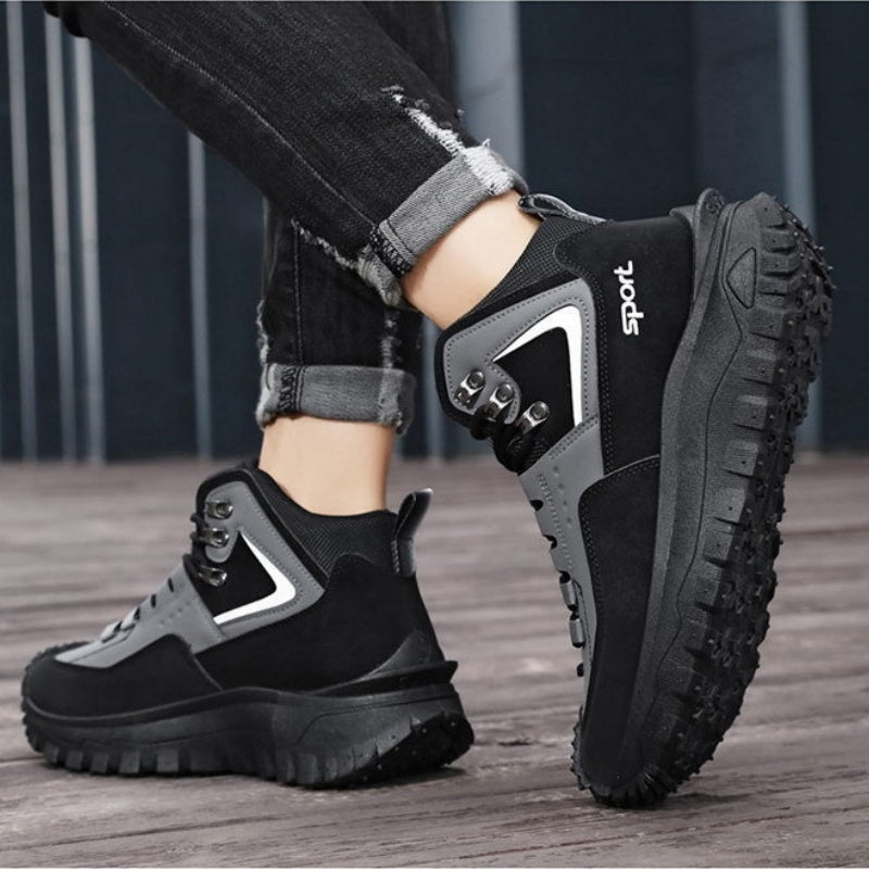 ⏰LAST DAY-70% OFF🛒)Men's Outdoor Hiking Boots - Waterproof, Non-Slip, Puncture-Proof And Smash-Proof;