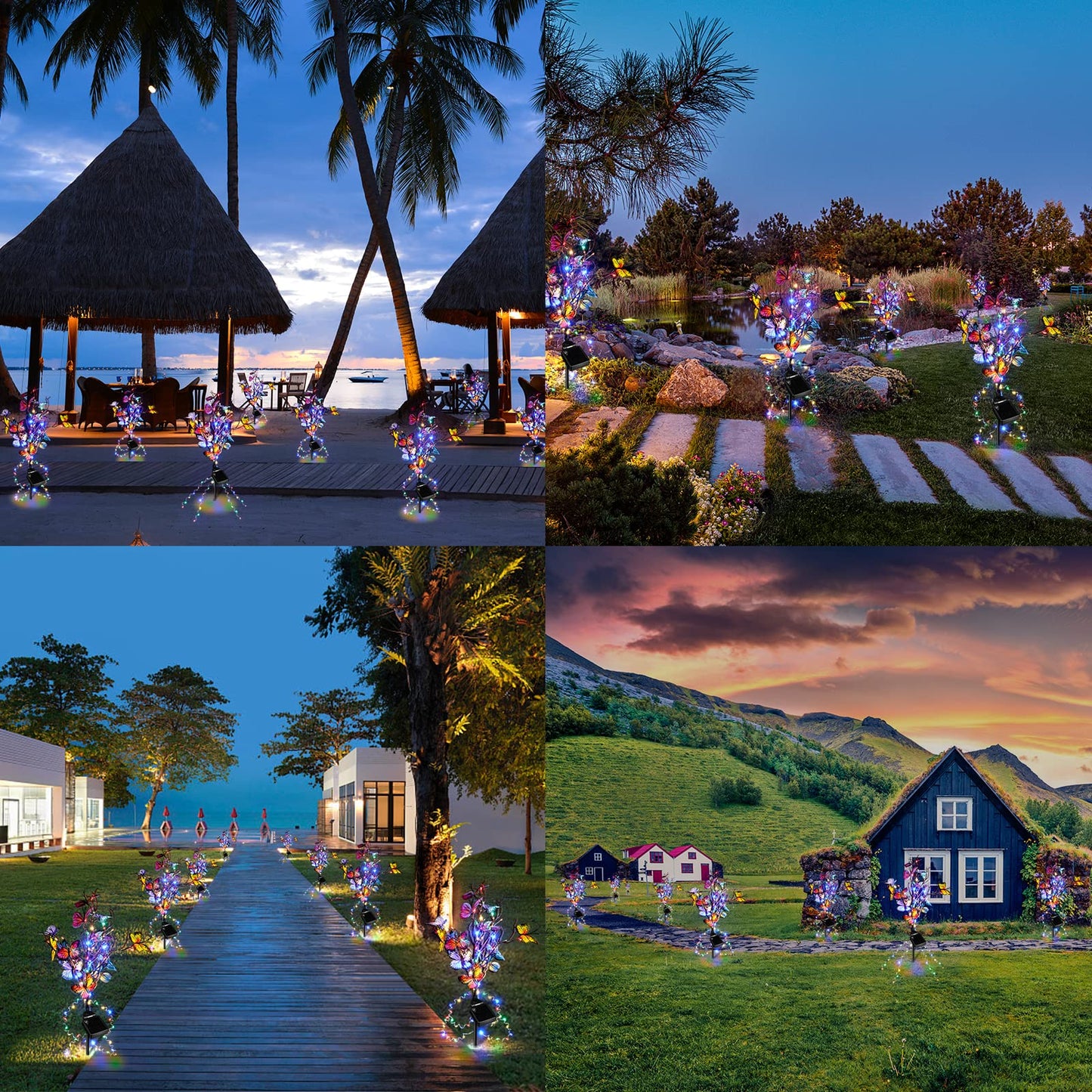 💥Hot Sale- 49% OFF🔥Solar Outdoor Butterfly Lights🦋