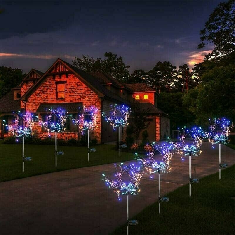 🔥Hot Sale-49% OFF🔥Outdoor Solar Fireworks Light✨