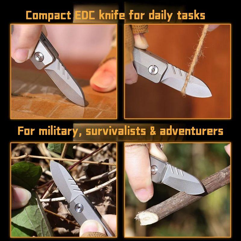 Titanium Magnetic Fidget Utility Knife