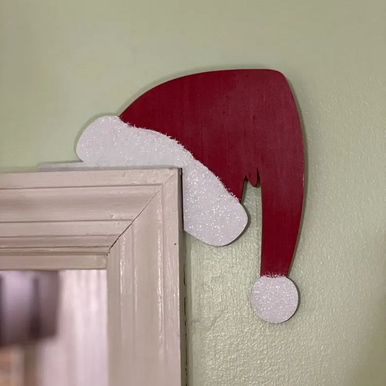 🎅2024 Christmas Gift 50% Off--Metal Christmas Door Topper
