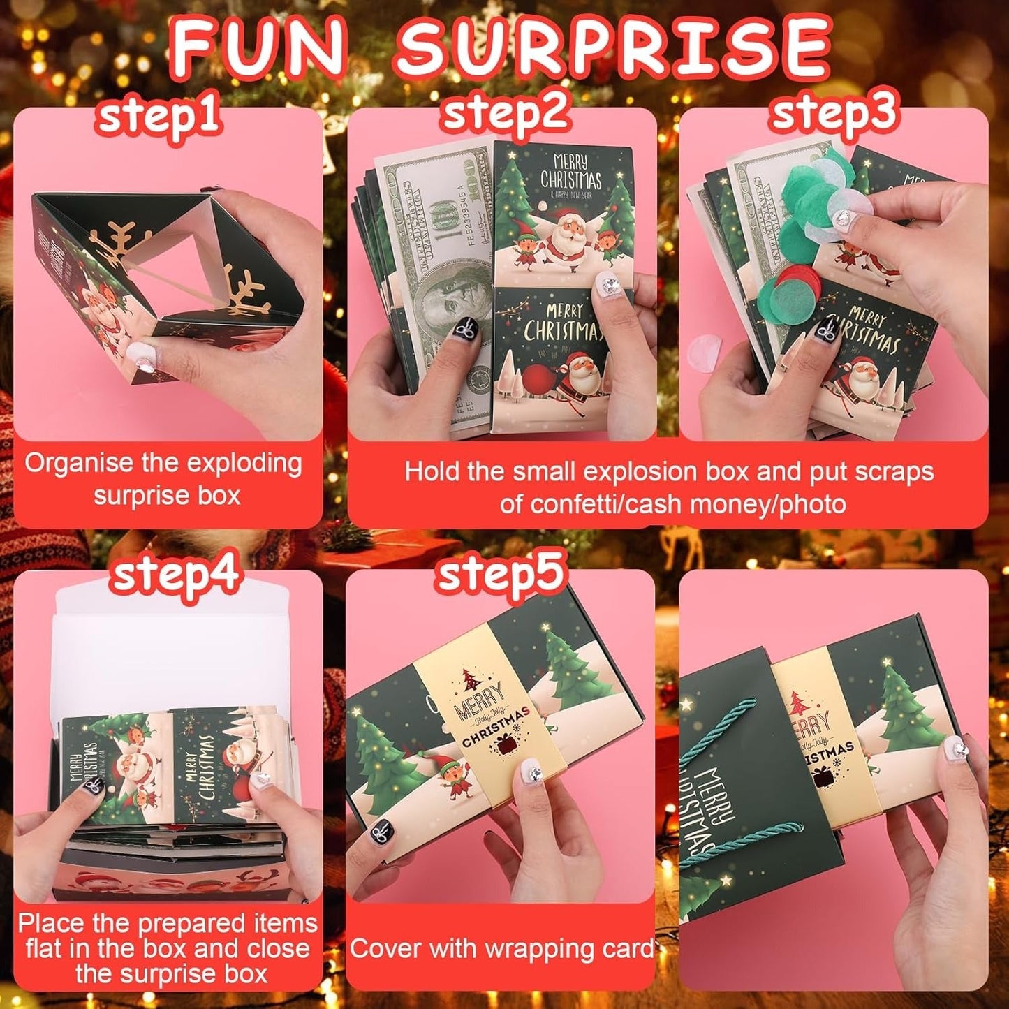 🔥2025 New upgrade hot sales🎁Surprise Exploding Money Gift Box
