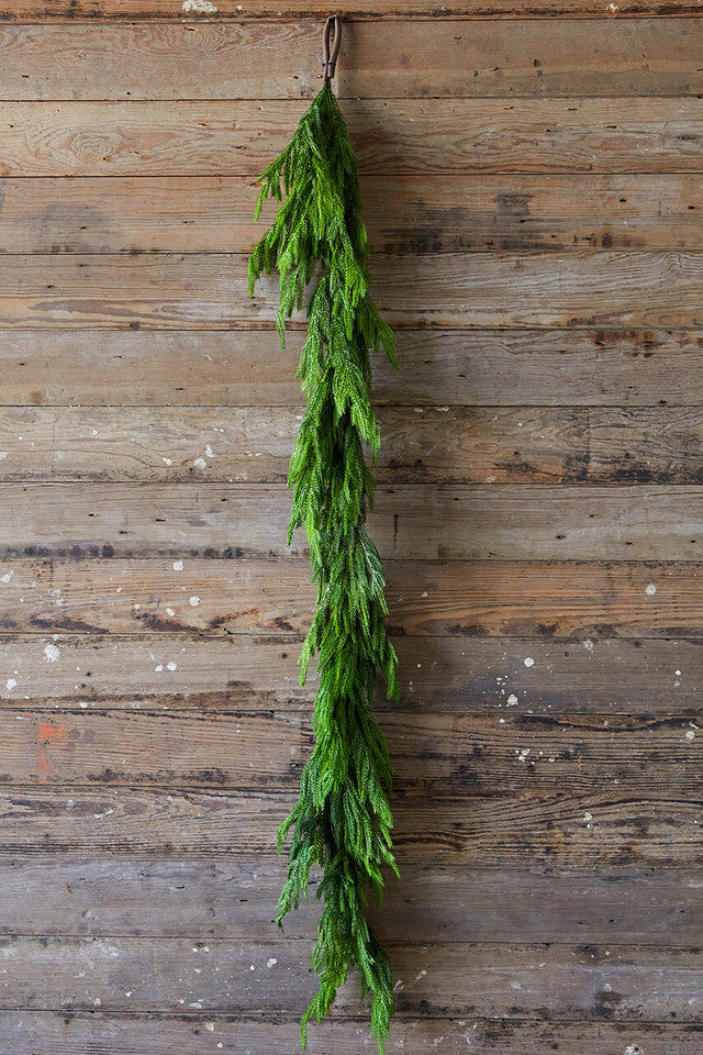 🎅Early Christmas SALE✨Real Touch Deluxe Norfolk Pine Garland🌿