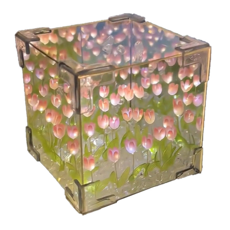 🎁Mother's Day Hot Sale-DIY Tulip Mirror Light