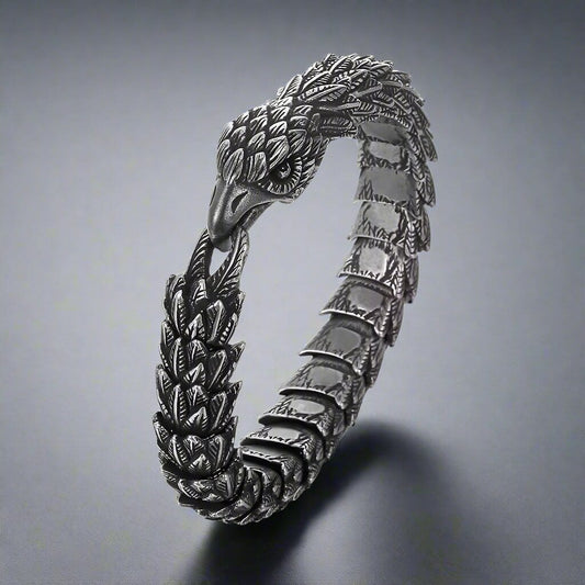 💸The Key to Limitless Wealth - Shadow Scale Eagle Head Bracelet🦅