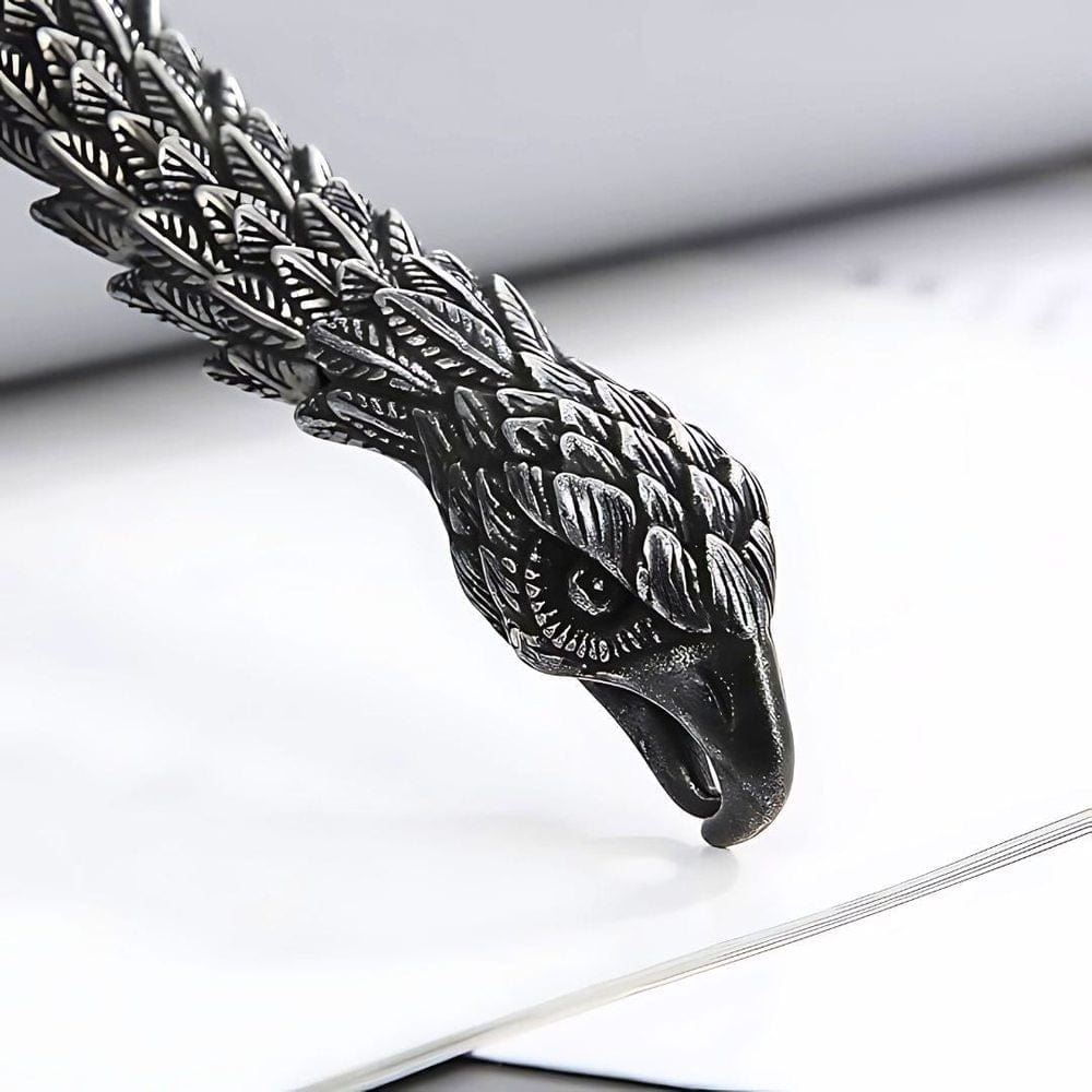 💸The Key to Limitless Wealth - Shadow Scale Eagle Head Bracelet🦅